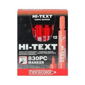 Hi-Text Kırmızı 830PC Kesik Uçlu Koli Kalemi
