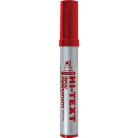 Hi-Text Maxi Kırmızı 10 mm Kesik Uç Markör Kalem