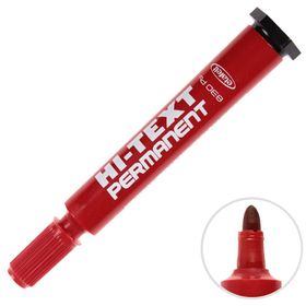 Hi-Text PB830 Yuvarlak Uç Kırmızı Permanent Markör Kalem