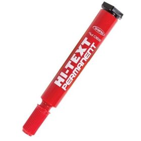 Hi-Text PB830 Yuvarlak Uç Kırmızı Permanent Markör Kalem