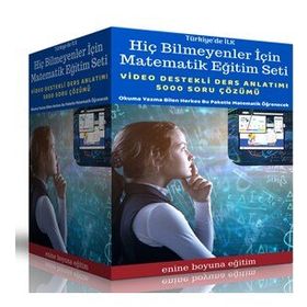 Hiç Bilmeyenler İçin Matematik Eğitim Seti - Enine Boyuna Eğitim