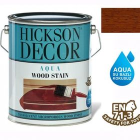 Hickson Decor Aqua 2.5 lt Afrormosia Su Bazlı Ahşap Boyası