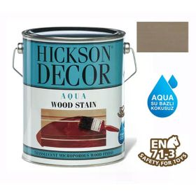 Hickson Decor Aqua Su Bazlı 2.5 lt Warm Grey Renkli Ahşap Verniği