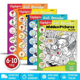 Hidden Pictures 4`lü Set Dikkat Atölyesi Yayınları