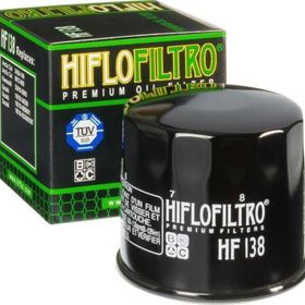 Hiflo HF138 Suzuki GSX-R 600 Srad 1997-2024 Uyumlu Yağ Filtresi