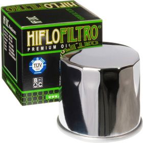 Hiflo HF138C Premium Krom TUV Onaylı Motosiklet Yağ Filtresi