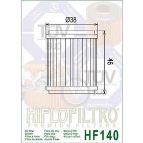 Hiflo HF140 Yamaha YZF R125 2015-2020 Yağ Filtresi