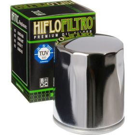 Hiflo HF170C Premium Krom TUV Onaylı Motosiklet Yağ Filtresi
