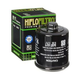 Hiflo HF197 Premium Metal TUV Onaylı Motosiklet Yağ Filtresi