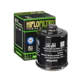 Hiflo HF197 Premium Metal TUV Onaylı Motosiklet Yağ Filtresi