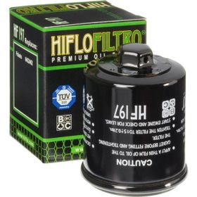 Hiflo HF197 Premium Metal TUV Onaylı Motosiklet Yağ Filtresi