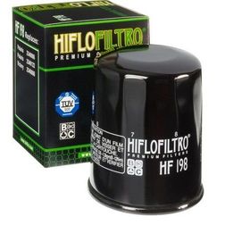 Hiflo HF198 Premium Metal TUV Onaylı Motosiklet Yağ Filtresi