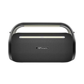 HiFuture MusicBox 100 Kablosuz 70W Çift Mikrofon Bluetooth 5.0 Siyah Karaoke Hoparlör