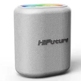 HiFuture Vocalist 100 Kablosuz 25 W RGB Mikrofonlu TWS Taşınabilir Karaoke Sistemi Gümüş Bluetooth Hoparlör