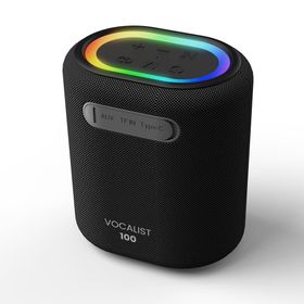 HiFuture Vocalist 100 Kablosuz 5.0 25 W RGB TWS Mikrofonlu Karaoke Siyah Bluetooth Hoparlör