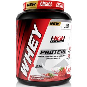 High Nutrition Whey Protein 960 g Çilek Aromalı 24 g Protein 32 Servis Protein Tozu