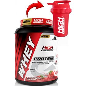 High Nutrition Whey Protein 960 g Çilek Aromalı 24 g Protein 32 Servis Protein Tozu