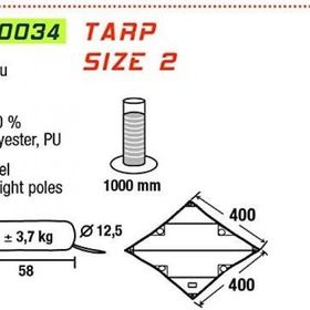 High Peak Tarp 2 Güneş ve Rüzgar Koruma Tentesi