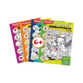 Highlights 491255-488378-485129-482254 Hidden Pictures Gizli Resimler 4'lü Puzzle