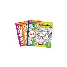 Highlights 491255-488378-485129-482254 Hidden Pictures Gizli Resimler 4'lü Puzzle