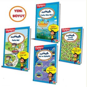 Highlights 65657-66137-68819-67435 Puzzlemania On The Go Serisi 4'lü Puzzle
