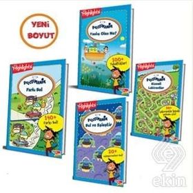 Highlights 65657-66137-68819-67435 Puzzlemania On The Go Serisi 4'lü Puzzle