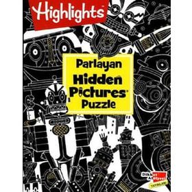 Highlights DAPHP153 8-99 Yaş Parlayan Hidden Pictures Puzzle Dikkat Geliştirme Kitabı