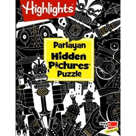 Highlights DAPHP153 8-99 Yaş Parlayan Hidden Pictures Puzzle Dikkat Geliştirme Kitabı