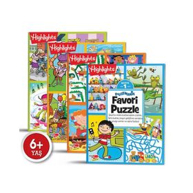 Highlights Puzzlemania Favori Puzzle 4’lü Set - kollektif