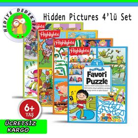 Highlights Puzzlemania Favori Puzzle 4’lü Set - kollektif
