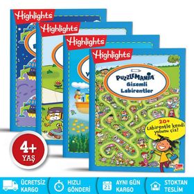 Highlights Puzzlemania Favori Puzzle 4’lü Set - kollektif