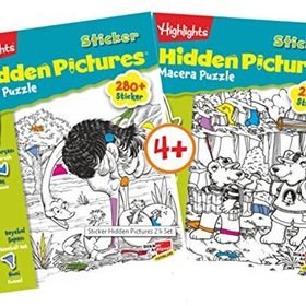 Highlights Sticker Hidden Pictures 2’li Set - kollektif