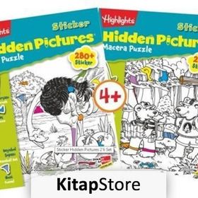 Highlights Sticker Hidden Pictures 2’li Set - kollektif