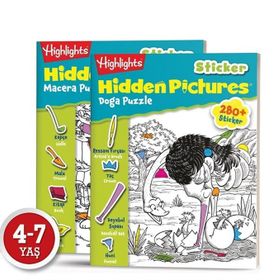 Highlights Sticker Hidden Pictures 2’li Set - kollektif