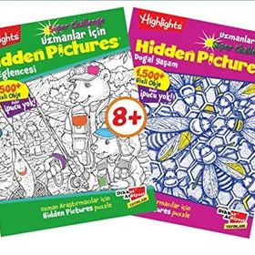Highlights Uzmanlar İçin Hidden Pictures Gizli Resimler 2’li Set - kollektif