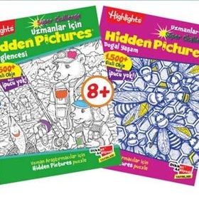 Highlights Uzmanlar İçin Hidden Pictures Gizli Resimler 2’li Set - kollektif