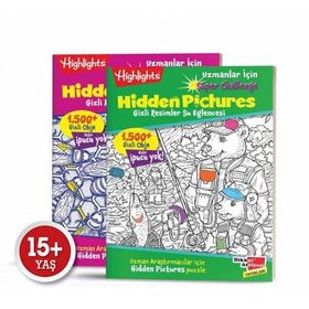 Highlights Uzmanlar İçin Hidden Pictures Gizli Resimler 2’li Set - kollektif