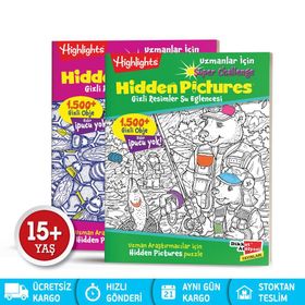 Highlights Uzmanlar İçin Hidden Pictures Gizli Resimler 2’li Set - kollektif