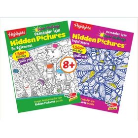 Highlights Uzmanlar İçin Hidden Pictures Gizli Resimler 2’li Set - kollektif
