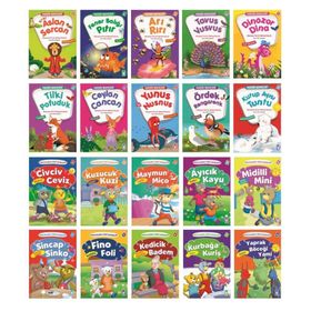 Hikayelerle Dini Değerler + Hadis Bahçesi Mini Masallar 20 Kitap - Timaş Yayınları