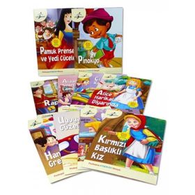 Hikayeli Boyamalı ve Aktiviteli Dünya Masalları Serisi - 10 Kitap Çocuk Gezegeni