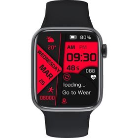 Hiking WH7 44 mm Siyah Akıllı Saat