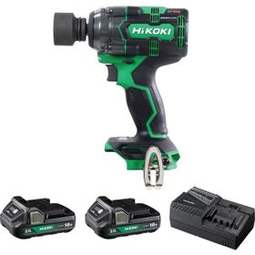 Hikoki WR18DH-2.0 18 V 2.0 ah 345 NM 1/2 inç Çift Akülü Kömürsüz Şarjlı Darbeli Somun Sıkma
