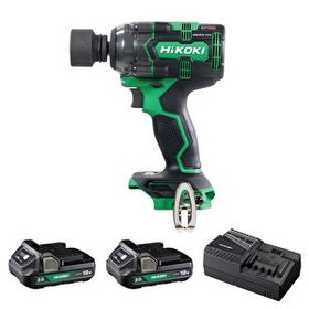 Hikoki WR18DH-2.0 18 V 2.0 ah 345 NM 1/2 inç Çift Akülü Kömürsüz Şarjlı Darbeli Somun Sıkma