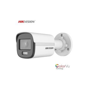 Hikvision DS-2CE10DF0T-PFS 2MP 3.6 mm Sesli Colorvu Analog Bullet Güvenlik Kamerası