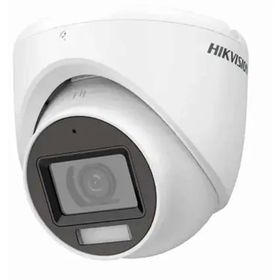 Hikvision DS-2CE70DF0T-LPFS 2 MP 2.8 mm Colorvu Dahili Ses 20 mt Smart Hybrid HD-TVI Dome Kamera
