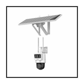 Hikvision DS-2DE2C400IWG-K/4G/C05S10 4 MP 2.8 mm Smart Hybrit Ligth IP66 PT Dome Solar IP Kamera