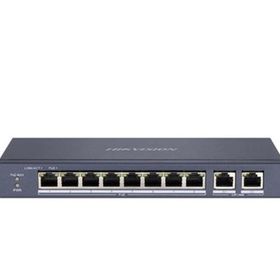 Hikvision DS-3E0310P-E/M 8 Port 60 W Full PoE 10/100 Metal Yönetilemez Switch