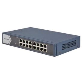 Hikvision DS-3E0516-E(B) 10-100 16 Port Rackmount Metal Yönetilemez Switch