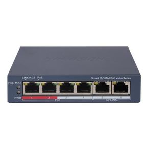 Hikvision DS-3E1106P-E-M 4 Port 10/100 Poe Switch